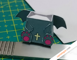 cat papercraft cute easy