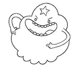 #4 Lumpi Space Princess Coloring Page