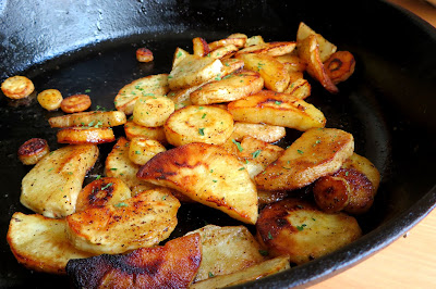 Butter Fried Parsnips