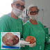 Lavrador de 51 anos tem pedra de 1,3 Kg e 18 cm retirada da bexiga em cirurgia, em Jacobina