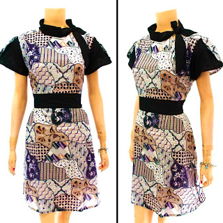 Mode Baju Dress Batik Modern Terbaru 2013