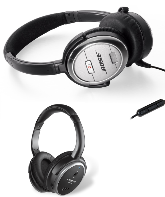 QuietComfort and Creative HN-900 Headphones Review - Quiet Study Spaces