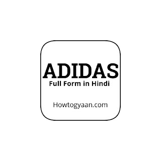 ADIDAS Full Form in Hindi