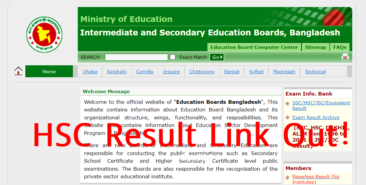 BD HSC Result 2023 Link Out, Announced at 11:00 Am