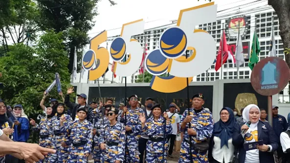 NasDem Bayar Konsumsi dan Pengerahan Massa di KPU Pakai Duit 'Haram' Kementan