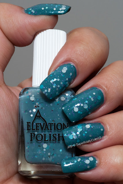 Elevation Polish - Marmolada over Joe Fresh - Teal Cyan