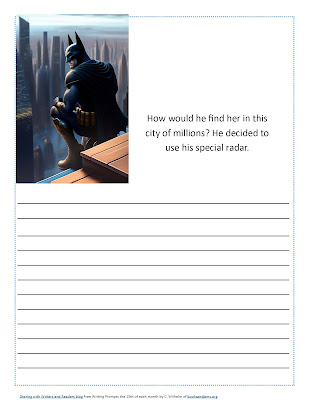 Super Hero and Heroine Writing Prompts Free Instant PDF Download