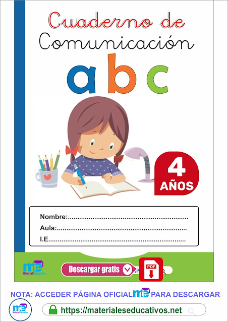  Cuaderno de Comunicación 4 años