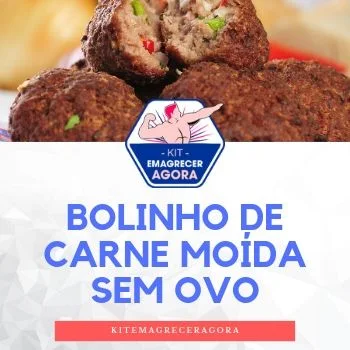 Bolinho de Carne moída sem ovo