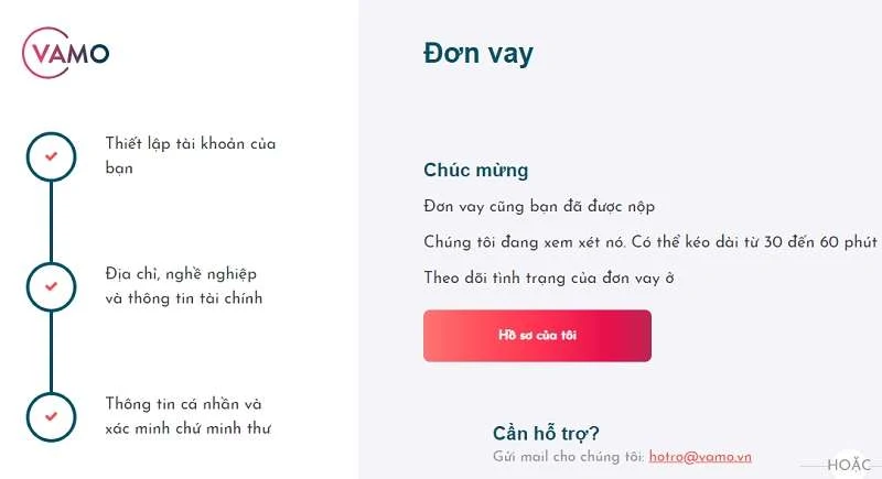 Vamo: Cho vay tiền nhanh online từ 1-10 triệu chỉ với CMND