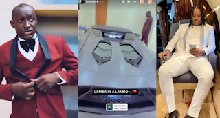 Skit maker Carter Efe calls out colleague, Lord Lamba as he query him over where he sees money to buy Lamborghini [watch]