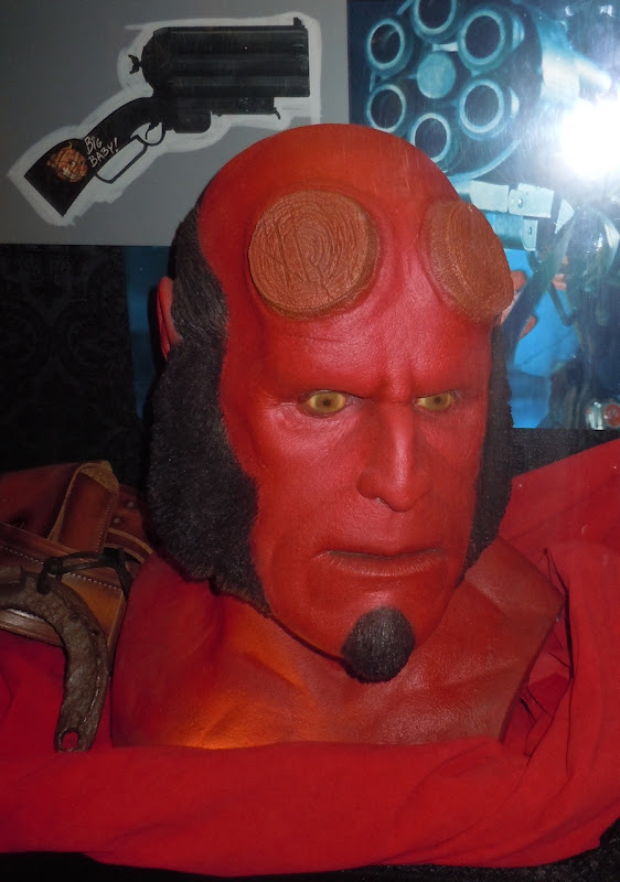 Prosthetic Hellboy mask