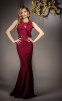 Rochie Novia Bordo 