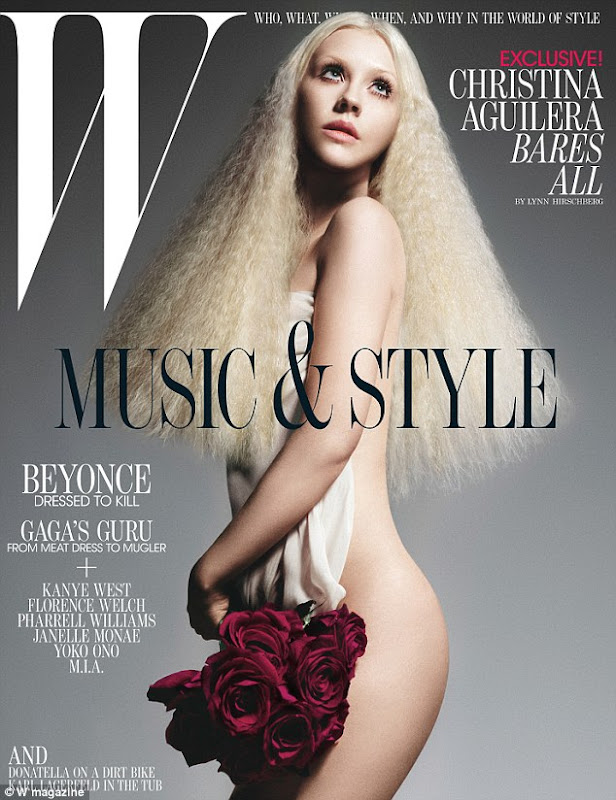 christina aguilera w magazine