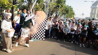 Ribuan Peserta Ikuti Semarak Event Color Run di Soreang