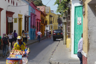 Tanner in Cartagena, Kolumbien