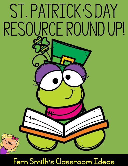 St. Patrick's Day Resource Round Up For Your Classroom with Some Great Freebies Too! #FernSmithsClassroomIdeas