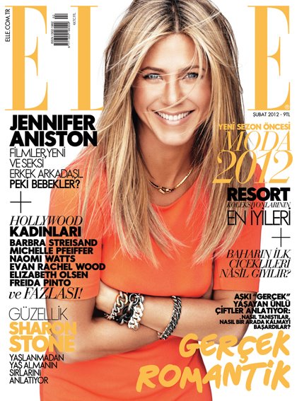Coverin' It Jennifer Aniston on Elle Turkey