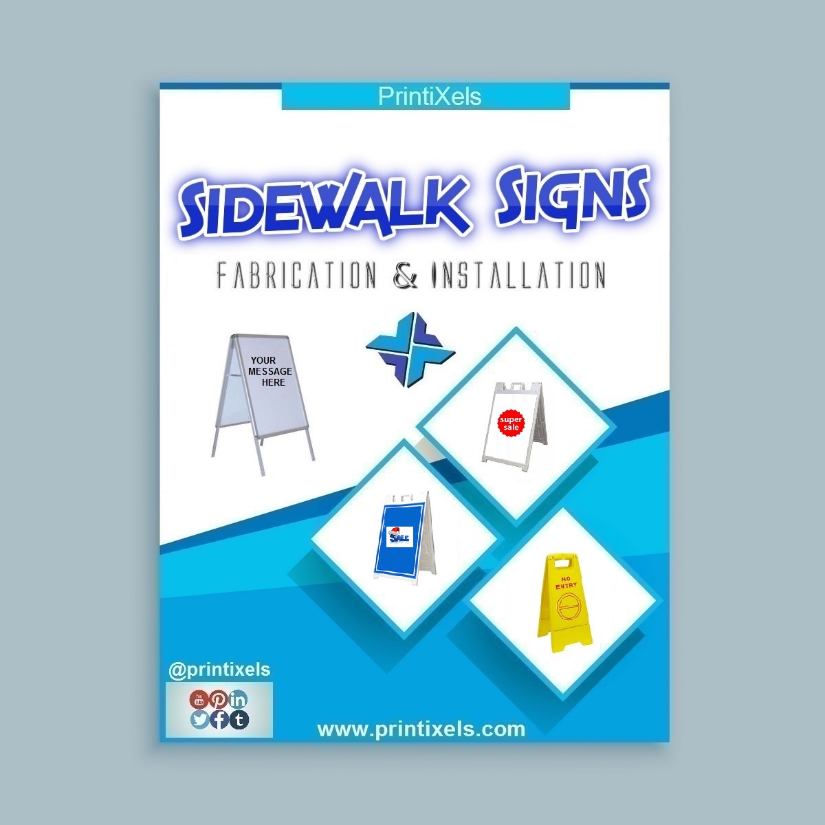 Sidewalk Signs, A-Frames & Sandwich Boards