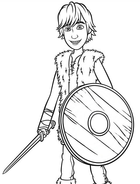Coloring Pages for everyone: How To Train Your Dragon