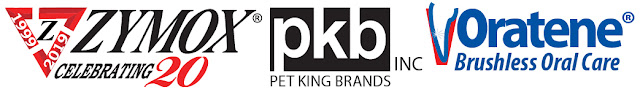 Zymox, Pet King Brands, and Oratene logos