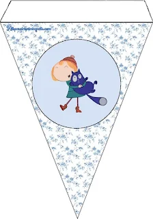 Peg and Cat Free Printable Bunting.