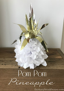  Easy Pom Pom Pineapple