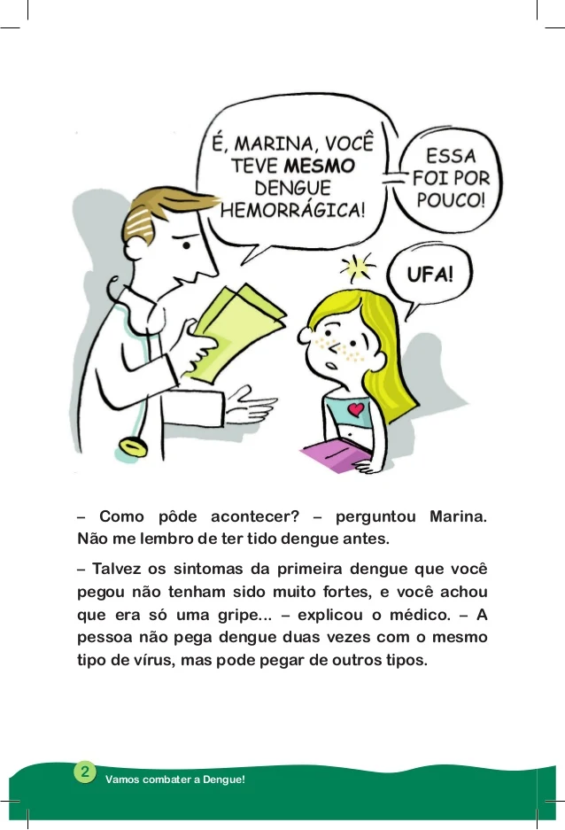 Historia Infantil Sobre a Dengue para Imprimir