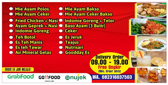 JUAL MIE AYAM 5 MEI