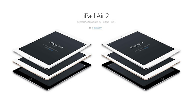 iPad Air 2 PSD Mockup