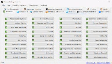 تحميل برنامج ادارة النظام Ultimate Settings Panel Pro