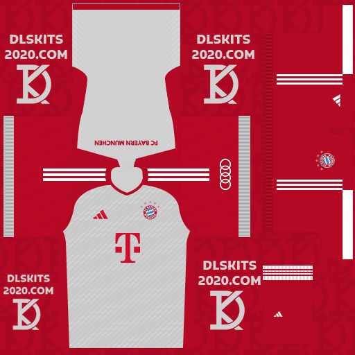 FC Bayern Munchen 2023-2024 Kits Adidas - Pro League Soccer 2023 (Home)