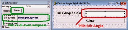 Cara Membuat Karakter Angka Saja Pada Edit Box di Delphi