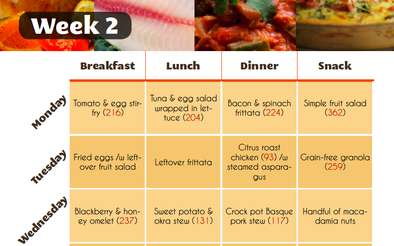 plan for a good healthy diet plan the plan includes a 7 day breakfast ...