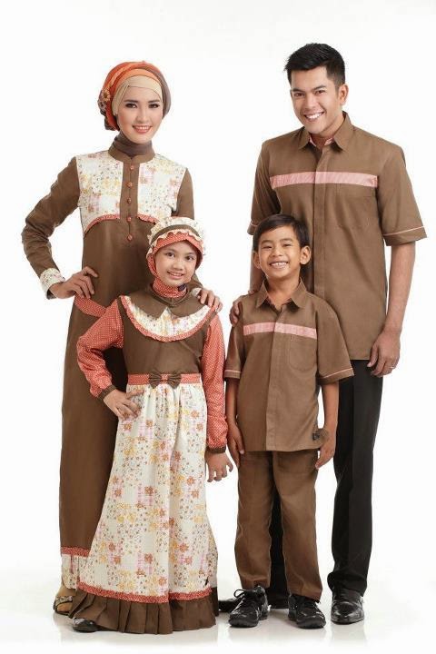 Busana Muslim  Couple  Keluarga  Ayah Ibu dan Anak