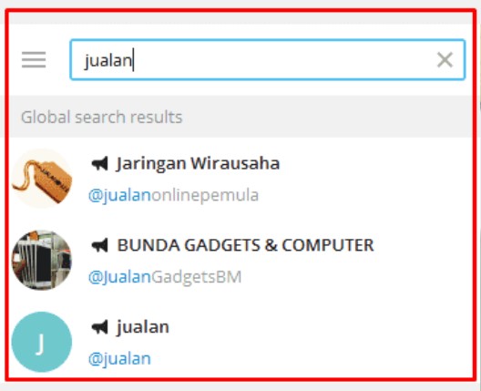 Cara Mencari Grup di Telegram