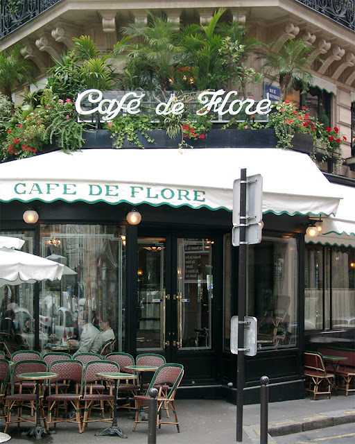 Café de Flore, Boulevard Saint-Germain, Paris