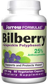 Jarrow Formulas Bilberry with Grapeskin Polyphenols Caps