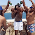 Usain Bolt is showered with champagne as he parties with friends on 31st birthday (video)