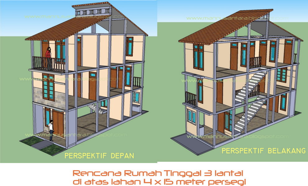 ManNusantara Design Indonesia Desain  Rumah  Tinggal 3 