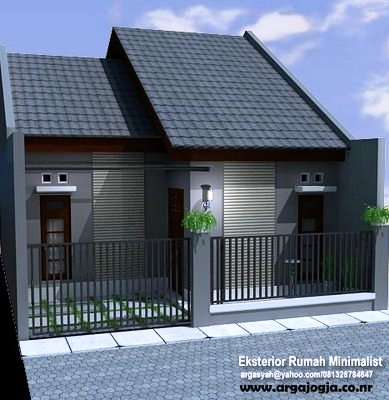  GAMBAR  EKSTERIOR BATU  ALAM  RUMAH MINIMALIS  freewaremini