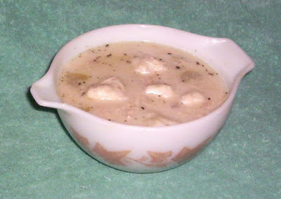 Chicken and Dumplings, With Potato Dumplings