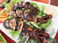 Laziz Filipino Mediterranean Cuisine, Antipolo, grilled squid