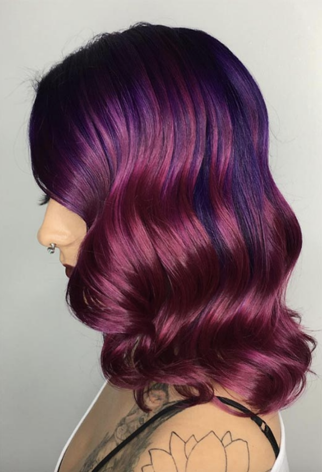 light purple hair colors highlights and lowlights