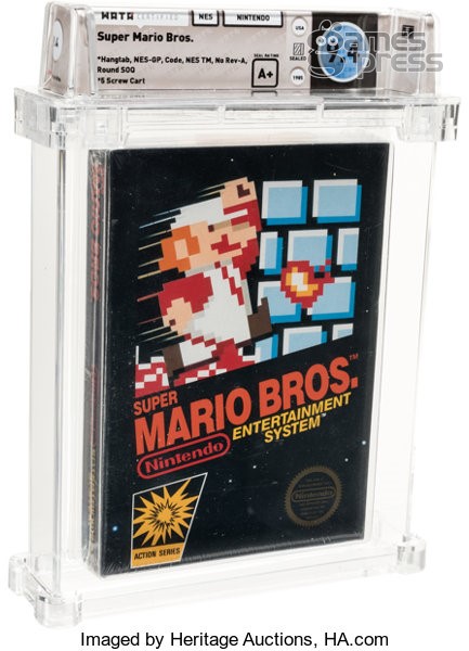 $114,000 Bid for Super Mario Bros. Video Game Sets World Record