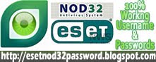 http://esetnodman3.blogspot.com/ Eset Nod32 username password