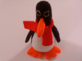 knitted penguin