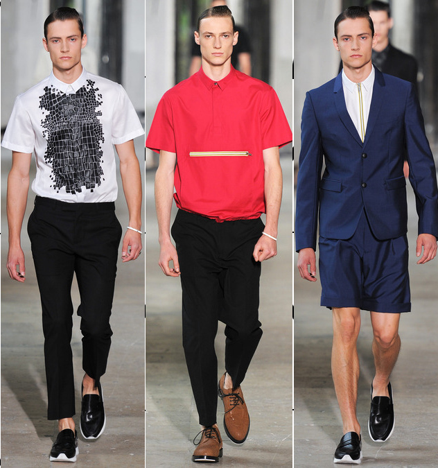 kris van assche mens spring 2014 sportswear shirts