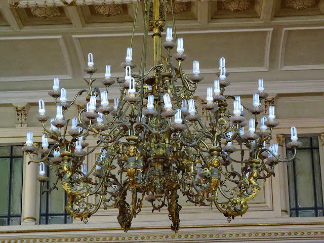 Council chamber chandelier, Town Hall, Livorno