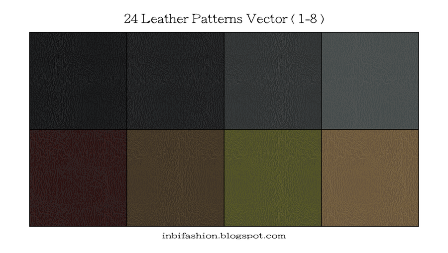 24 Leather Patterns Vector ( 1-8 )